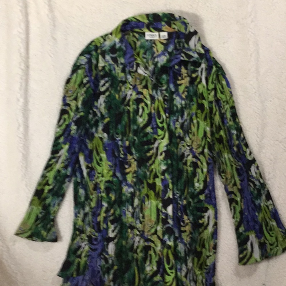 Cato 14-16 Top EUC Long Sleeve Blouse Beautiful!